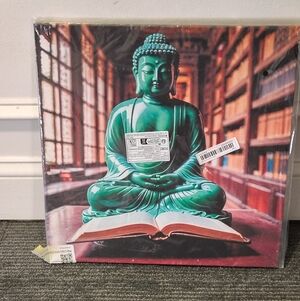 Jade Buddha Canvas Art 16x16